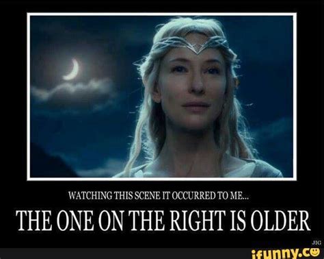 Galadriel Is Older Than The Moon Watching This Scene It Occurred To