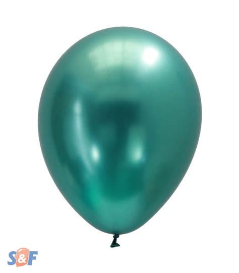 Globo Verde Cromado Chrome Green Redondo En L Tex