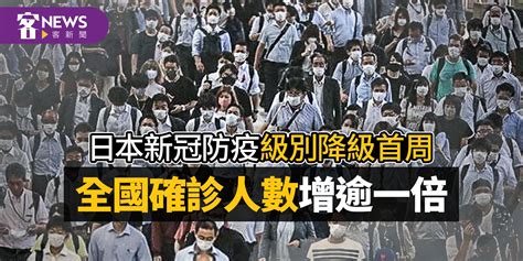 日本新冠防疫級別降級首周 全國確診人數增逾一倍 客新聞 Hakkanews