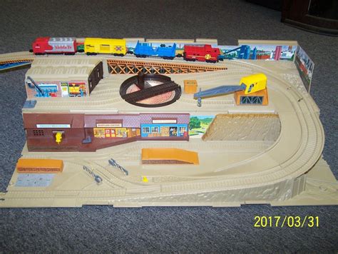 Vintage Hot Wheels Sto Go Freight Yard Railroad Set By Mattel No Reserve