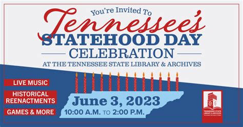 Celebrate Statehood Day At The Tennessee State Library Archives