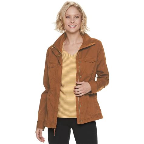 Women S Sonoma Goods For Life Utility Twill Jacket Twill Jacket