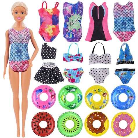 Barbiees Ropa De Mu Eca Traje De Ba O Bikini Vestido De Fiesta En La Playa