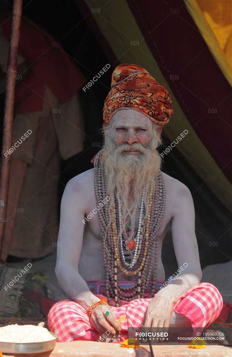 Sadhu Indian Holy Man At Kumbh Mela Festival The World S Largest