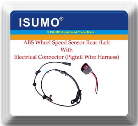 Abs Wheel Speed Sensor W Connector Rear Left Fits Lancer Outlander