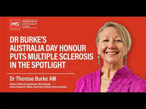 Dr Therese Burke 2023 Australia Day Honours YouTube