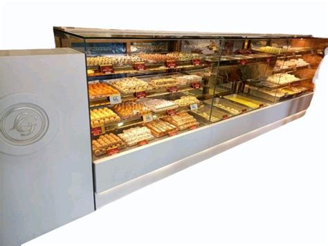 Rectangular Air Cooled Stainless Steel Commercial Sweet Counter For