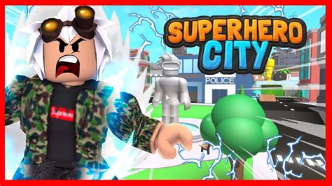 El Superheroe Mas Fuerte Llega A La Ciudad De Roblox Youtube