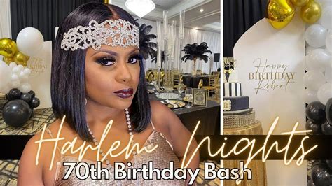 Harlem Nights Themed 70th Birthday Party Ideas Living Luxuriously For