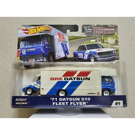Hot Wheels Team Transport Bre Datsun Fleet Flyer Shopee Malaysia