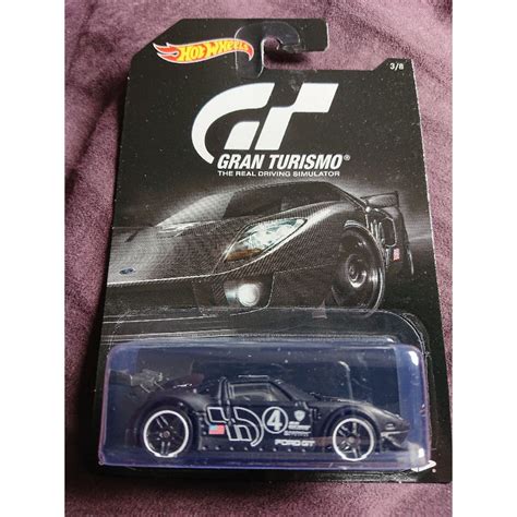 Hot Wheels Gran Turismo Ford Gt Lm Gt Matt Black Gt Shopee Malaysia