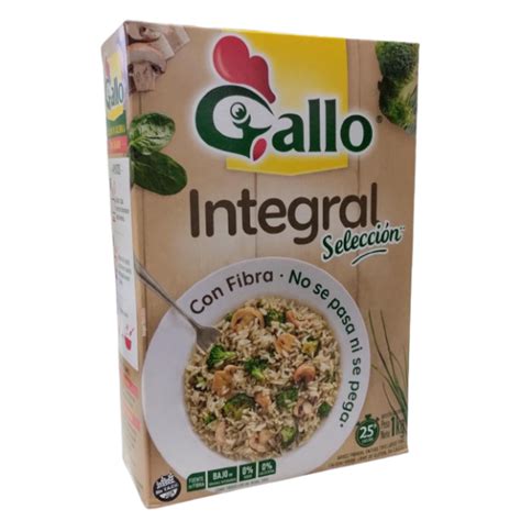 Gallo Arroz Integral Selección con Fibra 1 kg