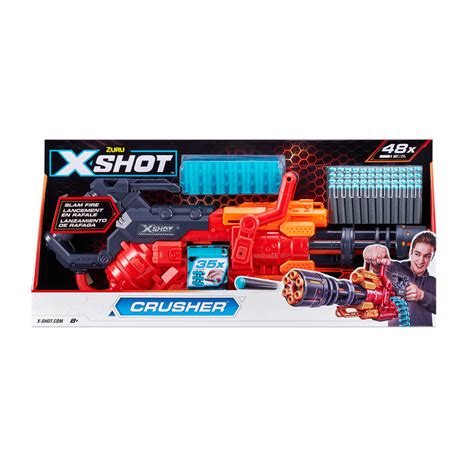 Zuru X Shot Excel Crusher Foam Dart Blaster Inkl 48 Pilar Toysforever