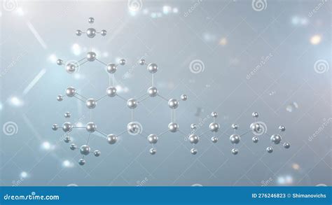 Cannabinol Molecular Structure, 3d Model Molecule, Psychoactive ...