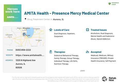 AMITA Health - Presence Mercy Medical Center - Addiction Recovery ...