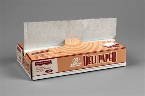 Heavy Duty Waxed Deli Tissue Sheets 10 X 10 34 12 Pk For 655