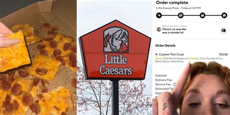 Customer Receives Lil Caesar S Pizza Without Any Cheese Sauce