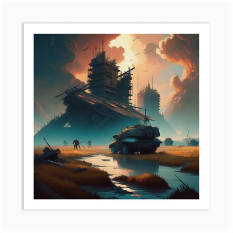 Post Apocalyptic World Art Print by The Warmth Within - Fy