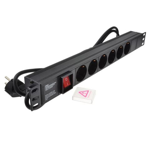 PDU Schuko Sockets 8 Way With C14 IEC Power Distribution Unit