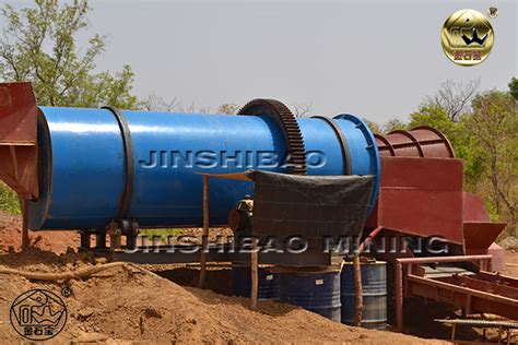 Alluvial Gold Washing Plant Rotary Scrubber For Tin Ore Gold Diamond