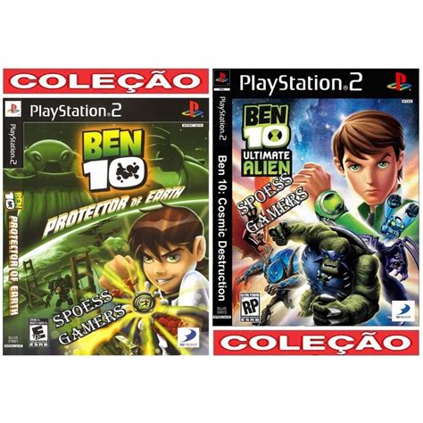 Ben 10 Em Jogo - Jogo Ben 10 Protector Of Earth E Ultimate Alien Ps2 Patch Me | Shopee ...