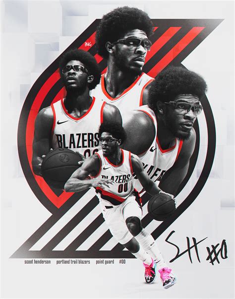 Scoot Henderson Portland Trail Blazers Behance