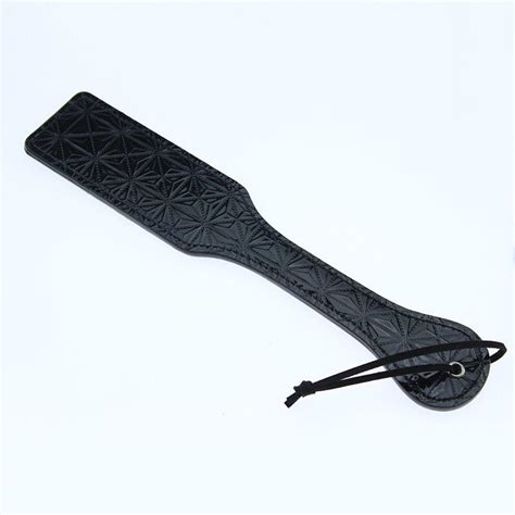 Buy Women Men Adult Pu Leather Spank Paddle Submissive Fetish Sm Flog