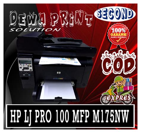 Printer HP LaserJet Pro 100 Color MFP M175nw Lazada Indonesia