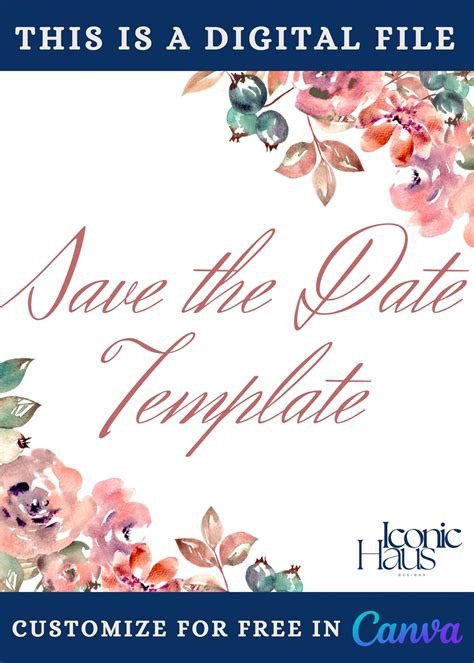 Save the Date Templates Save the Date Templates With Photos Save the ...