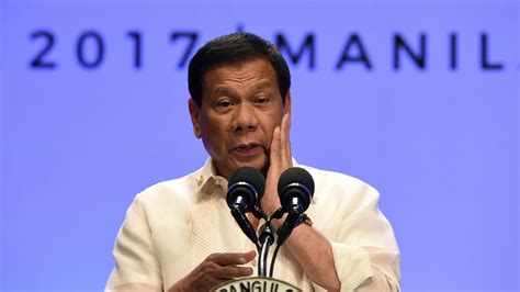 Philippine President Rodrigo Duterte Threatens To Slap Un Critic Of