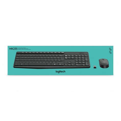 Logitech Mk Clavier Rf Sans Fil Azerty Fran Ais Noir Claviers