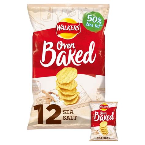 Walkers Oven Baked Ready Salted Multipack Snacks Ocado