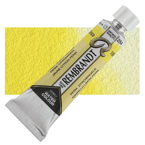 Rembrandt Artist Watercolors Permanent Yellow Lemon 10 Ml Tube