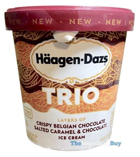 Haagen Dazs Trio Salted Caramel And Chocolate Ice Cream Häagen Dazs Ice