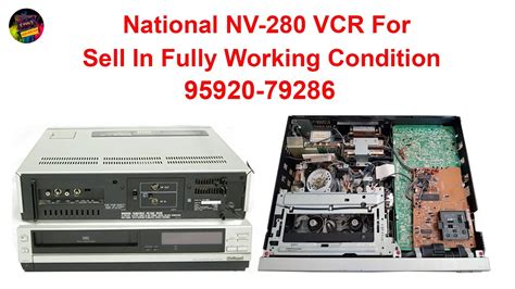 Vcr For Sell National NV 280 95920 79286 YouTube