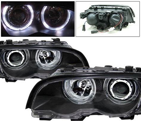 Bmw Series Dr Car Option Dual Halo Projector Headlights Black