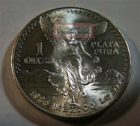 Oz Silver Mexican Libertad Plata Pura Onza