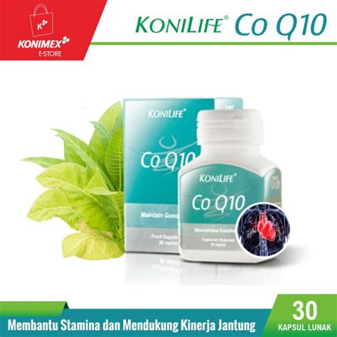 Jual KONILIFE CoQ10 Food Supplement Botol 30 Stamina Dan Kinerja