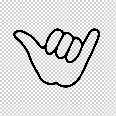 Mano Humana Signo Ilustraci N Signo Shaka Stock Photography Dibujo