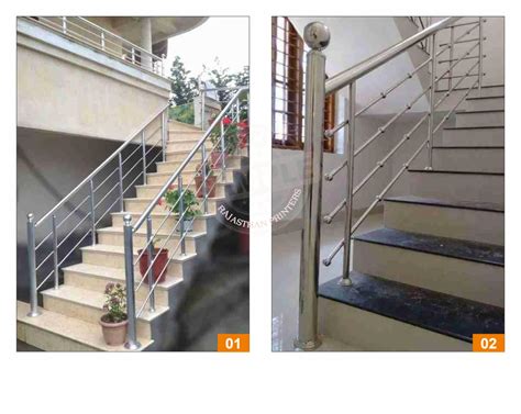 Silver Stairs Stainless Steel Staircase Handrail For Oll At Rs