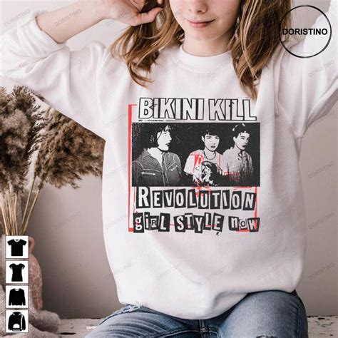 Black Art Revolution Bikini Kill Band Doristino Awesome Shirts