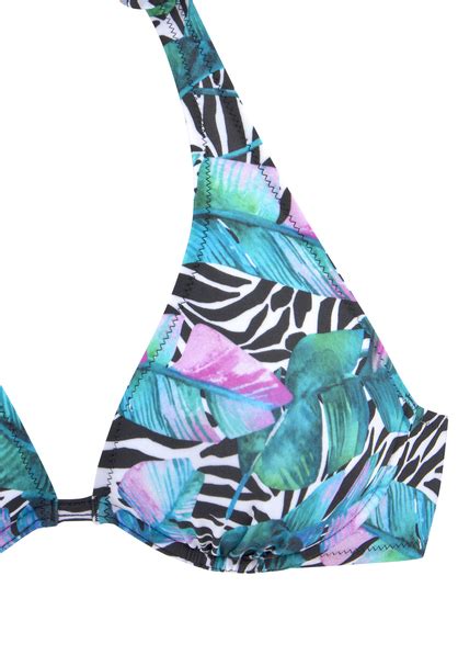 Vivance B Gel Bikini Piuma Schwarz Bedruckt Bunt Cup B