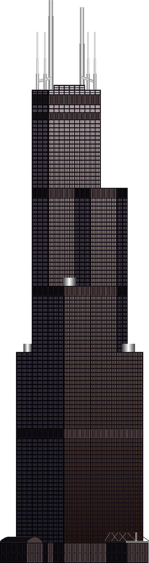 Willis Tower Sears Tower Pc Drawing Sears Tower Willis Tower