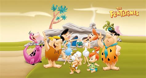 THE FLINTSTONES FAMILY - Déco Wallpaper