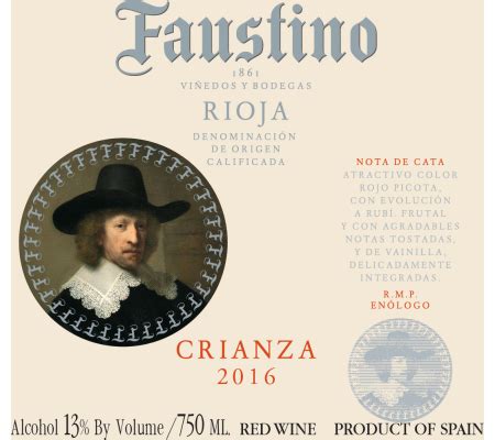 Faustino Crianza Tempranillo – Grand Wine Cellar