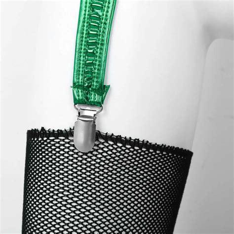 Porte Jarretelle Porte Jarretelles Sfp Pour Femmes Lingerie M Tallique Brillante Porte