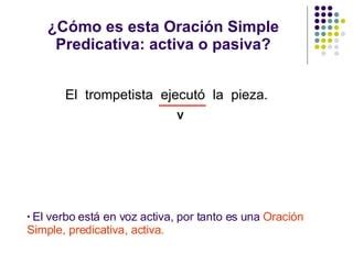 Clasificaci N De La Oraci N Simple Ppt