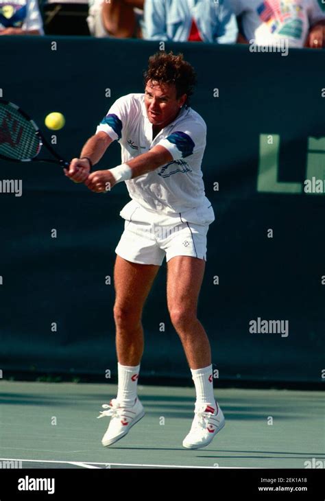 American Tennis Player Jimmy Connors 1990s Stock Photo Alamy