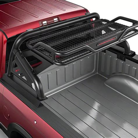 Sierra Truck Bed Chase Rack Roll Bar Cargo Carrier Basket Black