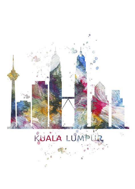 KUALA LUMPUR Poster By JusticeEichmann Studio Displate